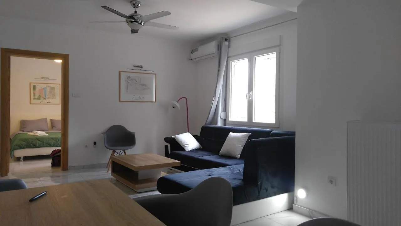 New!90Sqm10Minairport2Bedrooms Tessalónica 0*,  Grécia